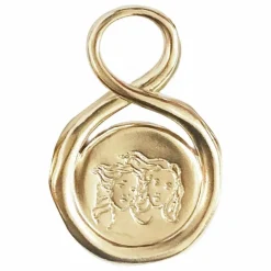 Médaille Astre Gémeaux | Doré