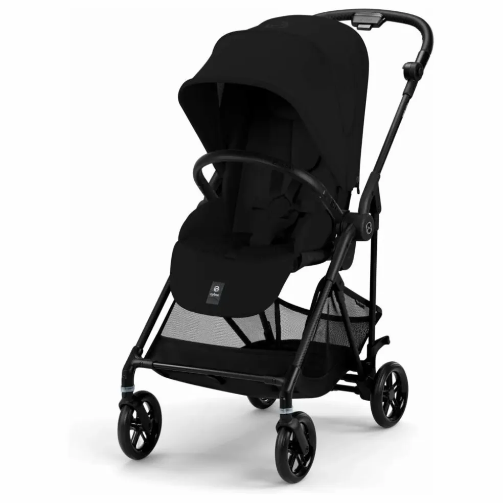 Melio Carbon - Poussette Ultra Compacte | Noir