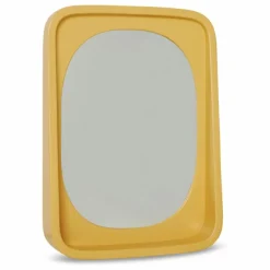 Miroir Curve | Jaune moutarde