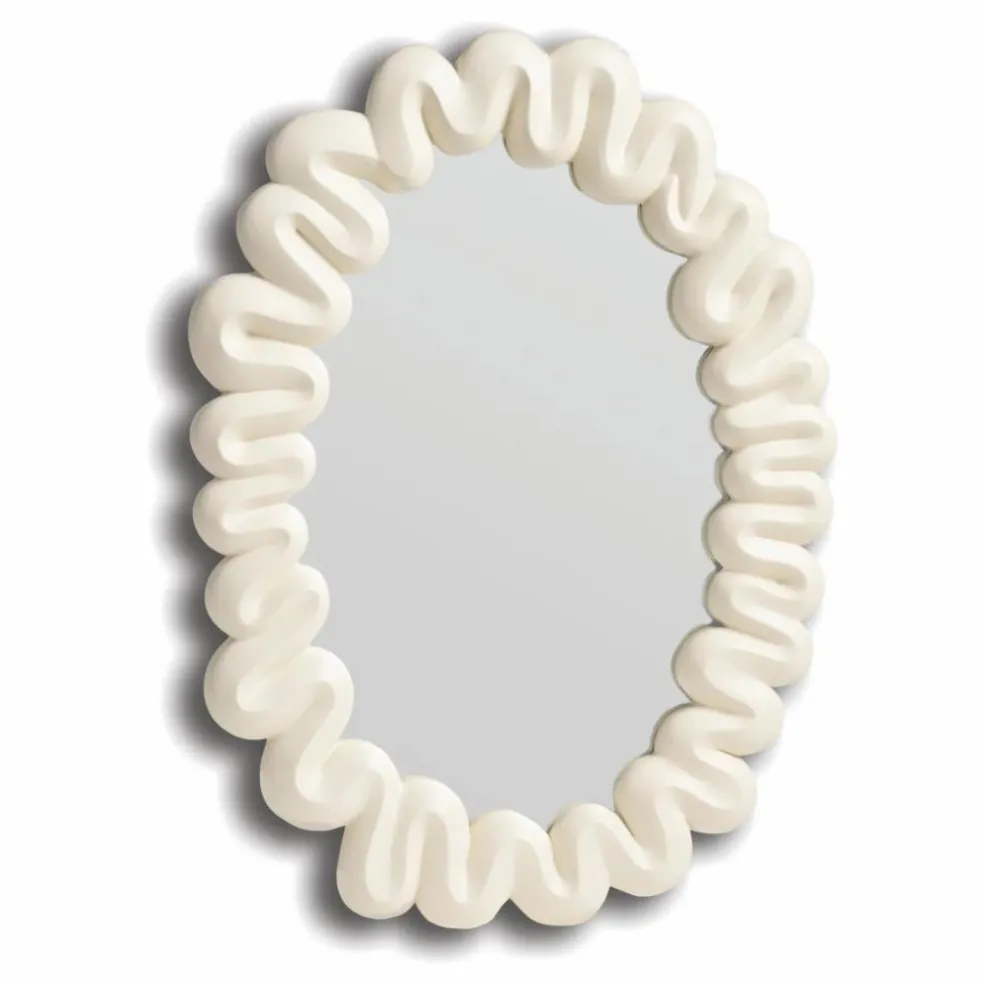 Miroir Dribble | Blanc