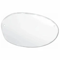 Miroir extra plat biseauté - forme aléatoire ovale horizontale 100x60 cm