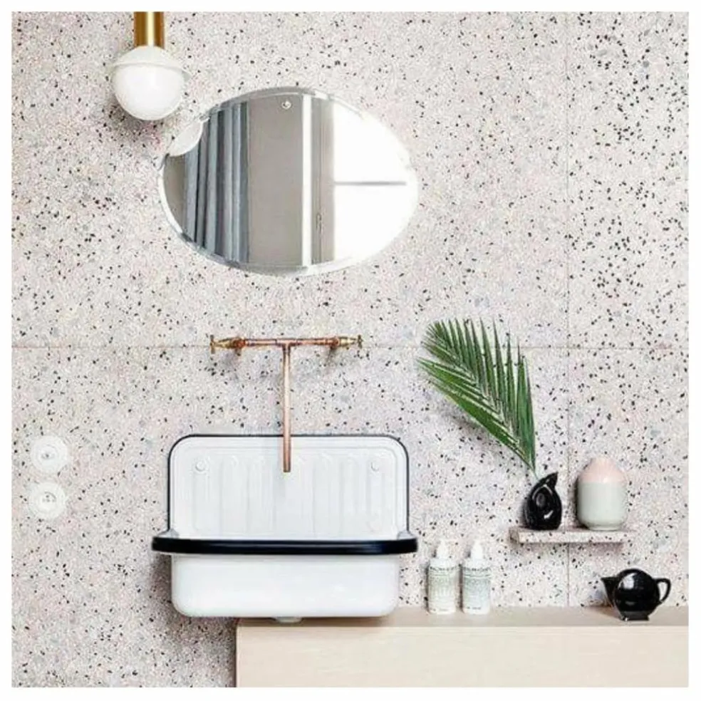 Miroir extra plat biseauté - forme aléatoire ovale horizontale 55x40 cm