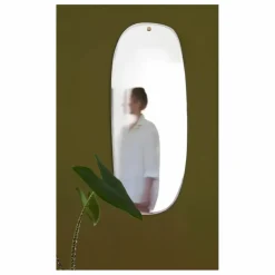 Miroir extra plat biseauté - forme aléatoire rectangulaire 35x83 cm