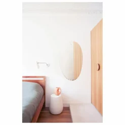 Miroir extra plat biseauté - forme aléatoire ovale 60x100 cm