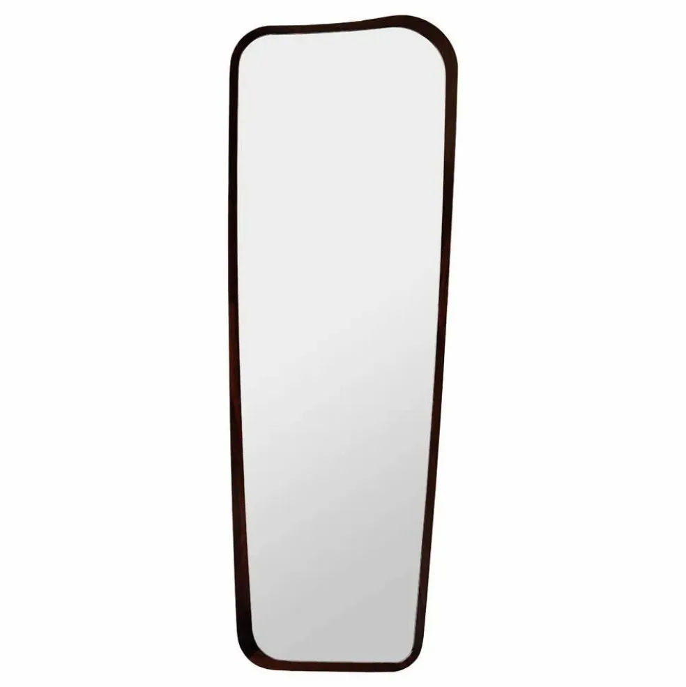 Miroir Organique 140x50 cm | Chêne noir