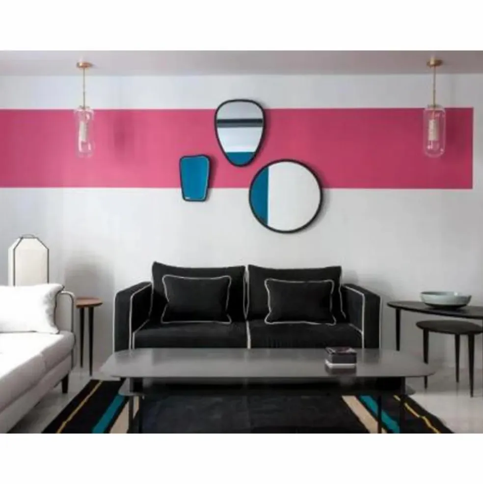 Miroir Organique 63x90 cm | Noyer