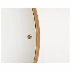 Miroir rond CM1 en bois | Chêne
