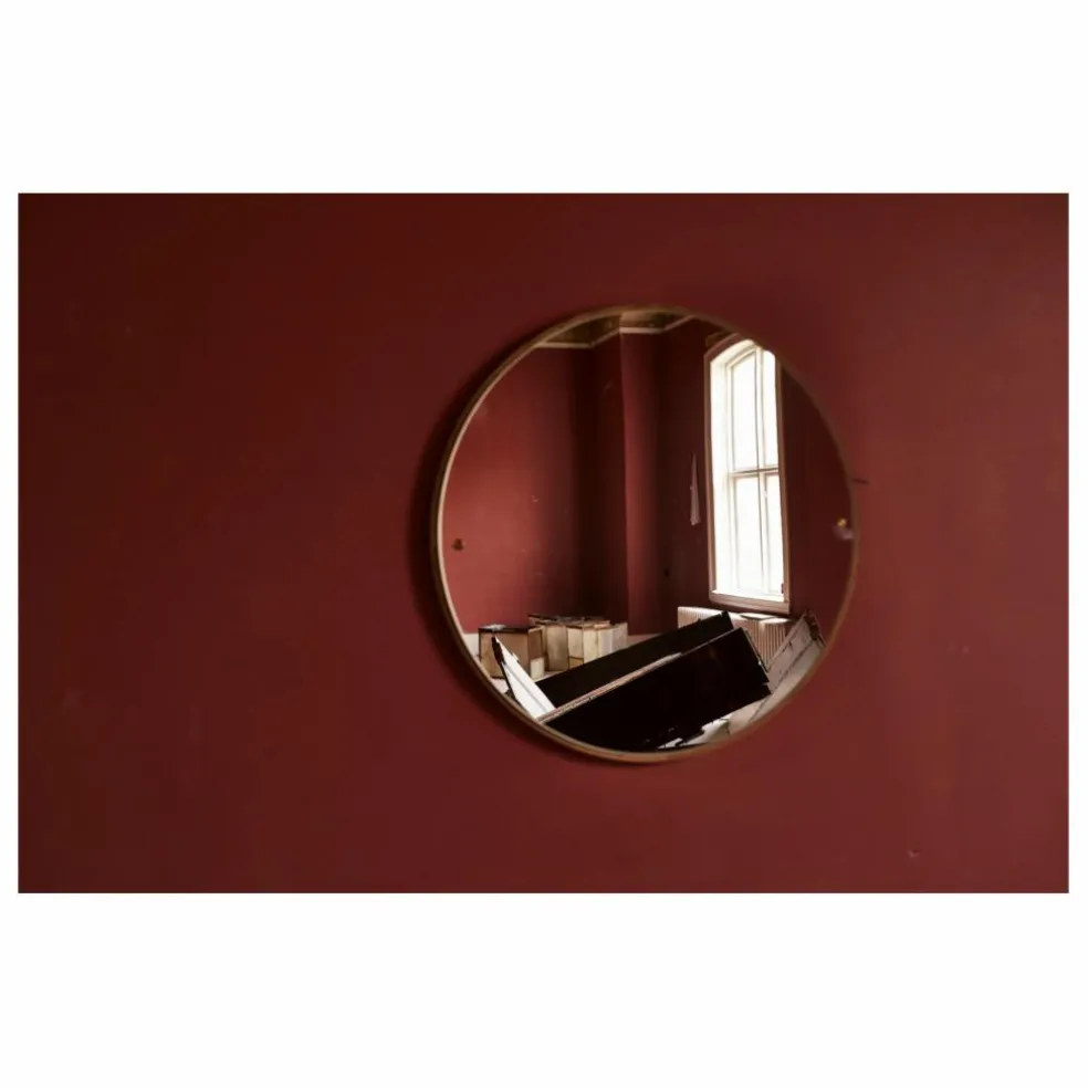 Miroir rond CM1 en bois | Chêne