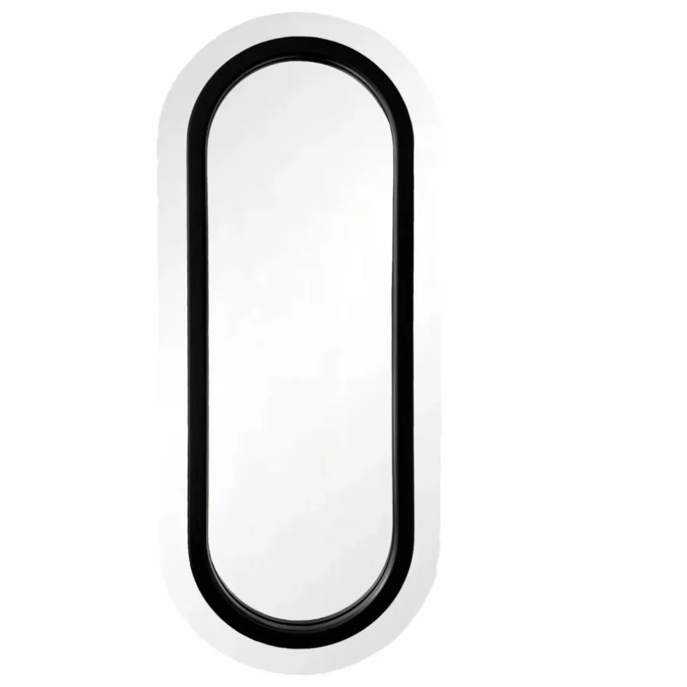 Miroir Victor en frêne lasuré | Noir