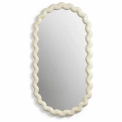 Miroir Zigzag | Crème