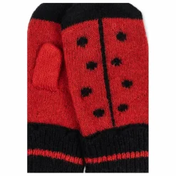 Mitaines Coccinelle Laine Mérinos | Rouge