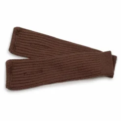 Mitaines en laine mérinos Madeleine | Chocolat
