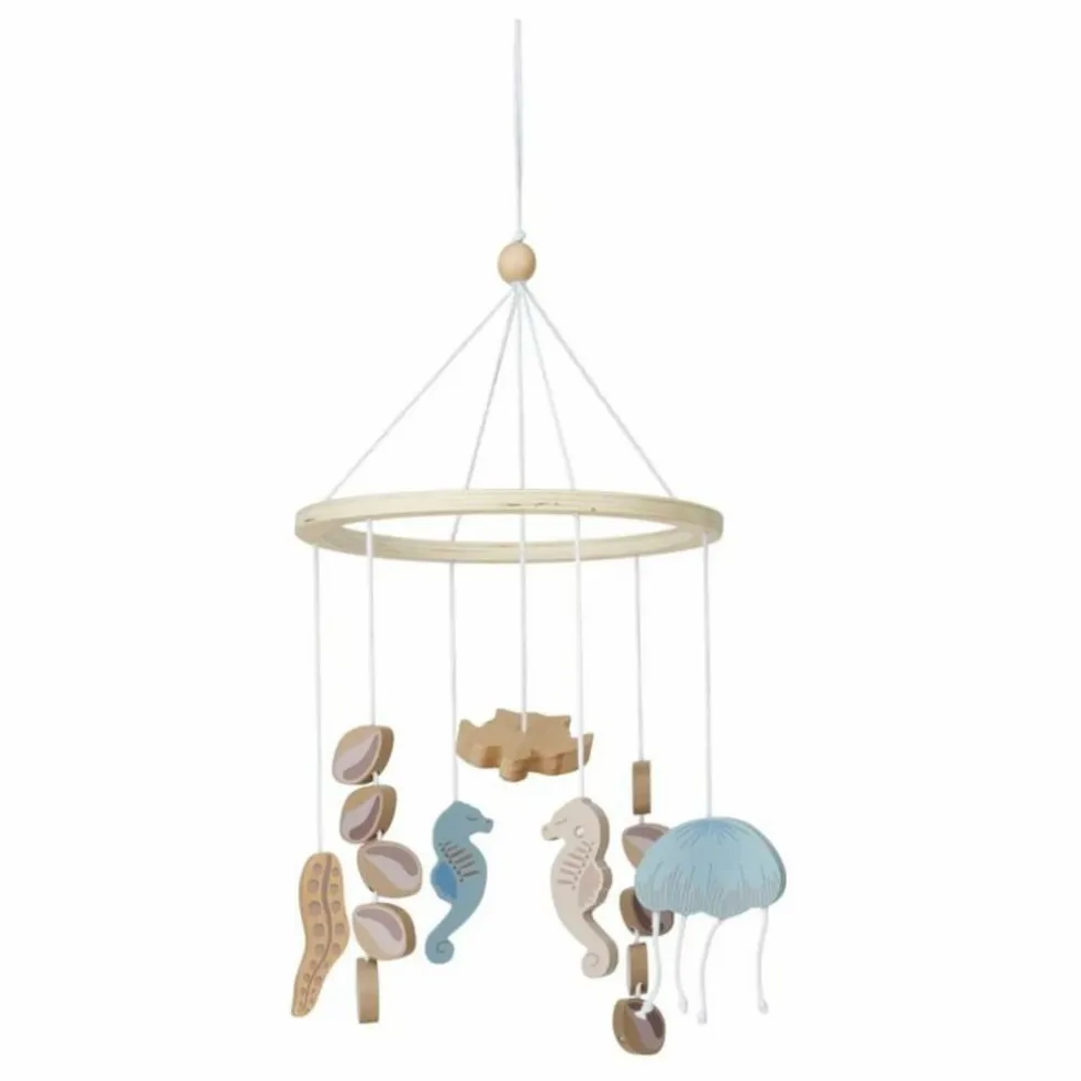 Mobile en bois Sea Garden | Bleu