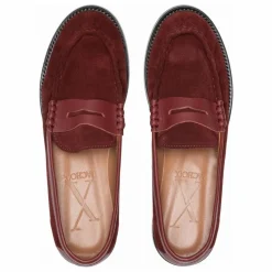 Mocassins Penny Suède | Bordeaux