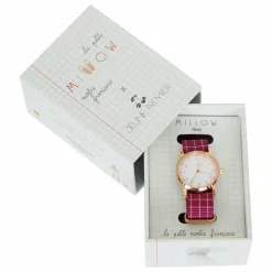 Montre Blossom Carreaux | Prune