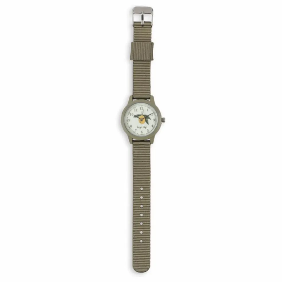 Montre Citron | Vert kaki