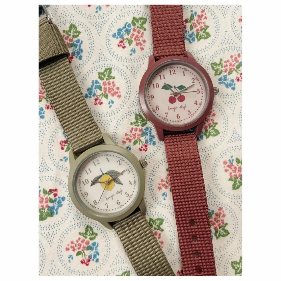 Montre Citron | Vert kaki