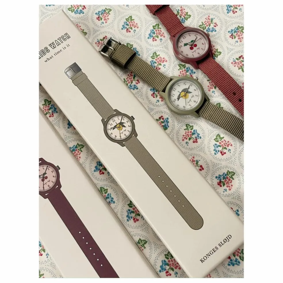 Montre Citron | Vert kaki
