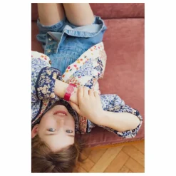 Montre Et'Tic | Rouge framboise