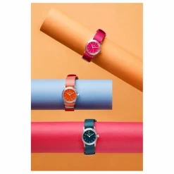 Montre Et'Tic | Rouge framboise