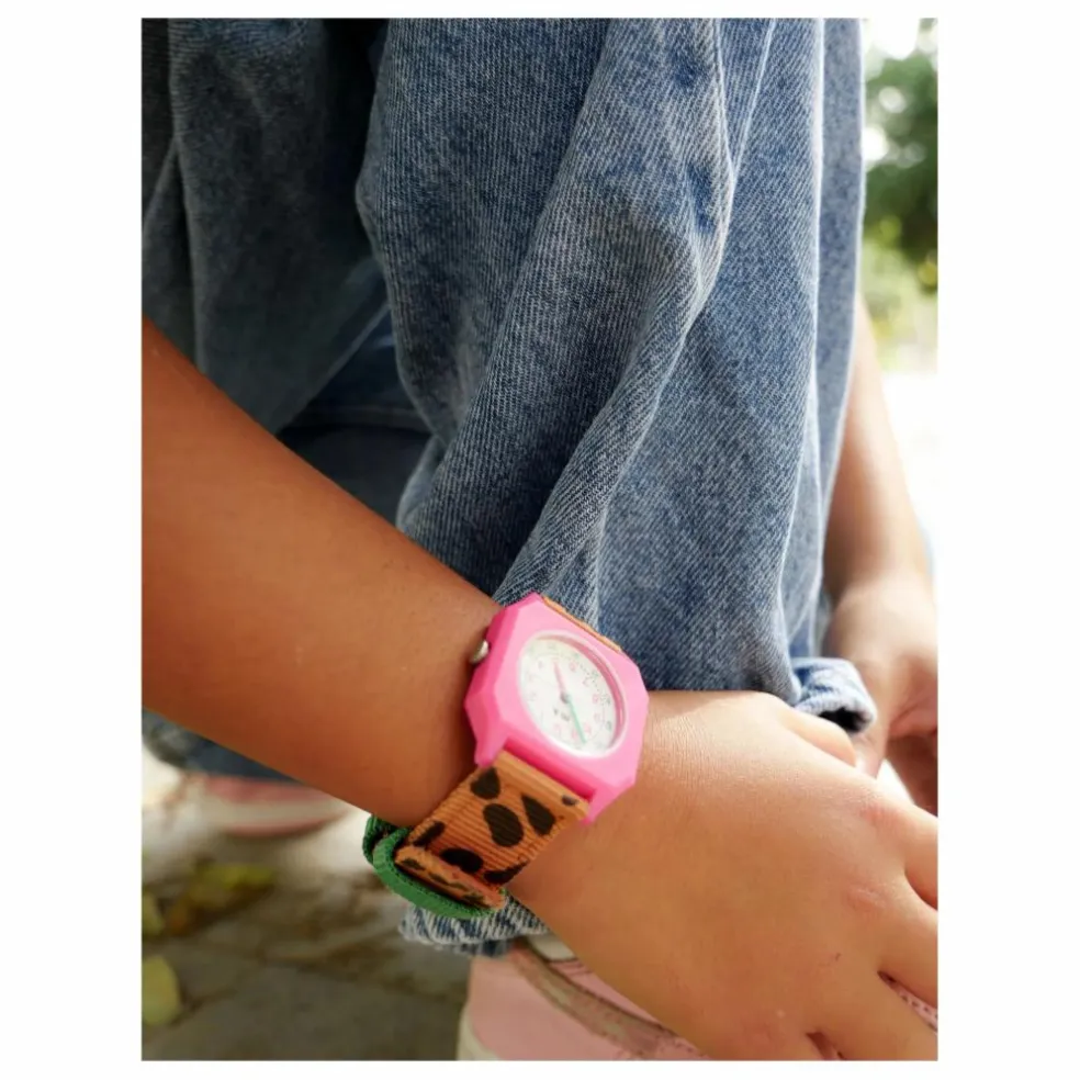 Montre Léopard - Mini Kyomo x Taxi Brousse | Marron