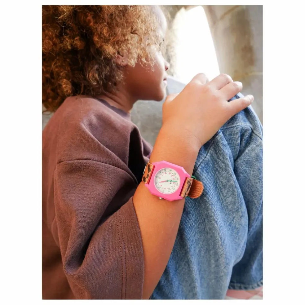 Montre Léopard - Mini Kyomo x Taxi Brousse | Marron