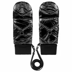 Moufles Convertibles Mitaines Vinyle | Noir