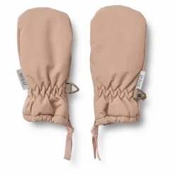 Moufles Matières Recyclées Zip | Rose pâle