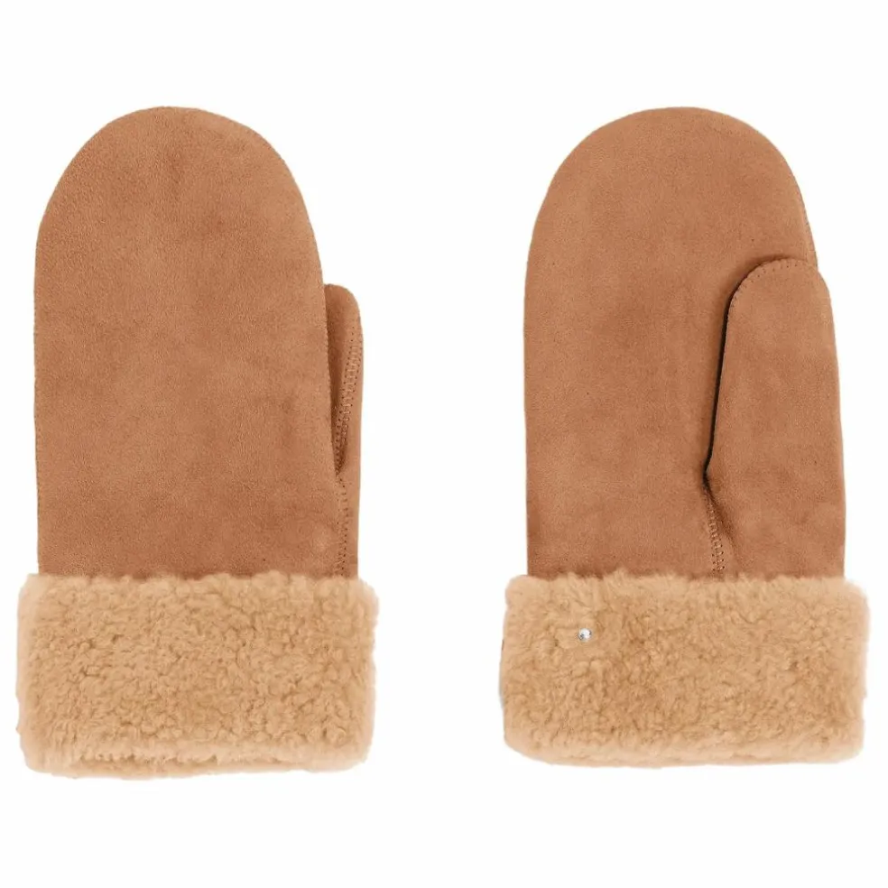 Moufles Peau Lainée Mérinos | Beige