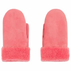 Moufles Peau Lainée Mérinos | Rose