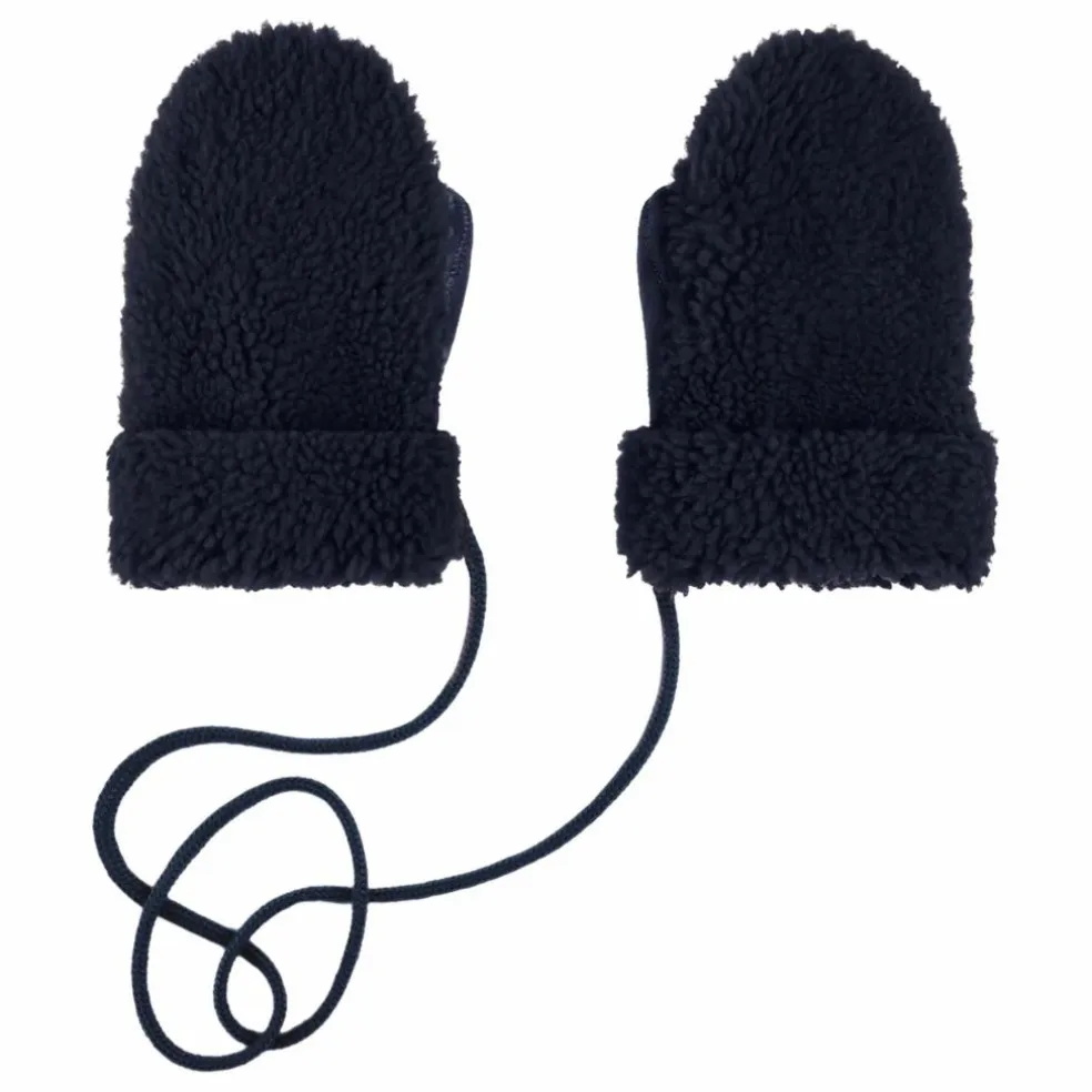 Moufles Teddy Peau Lainée Mérinos - Collection Enfant | Bleu marine