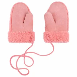 Moufles Teddy Peau Lainée Mérinos - Collection Enfant | Rose