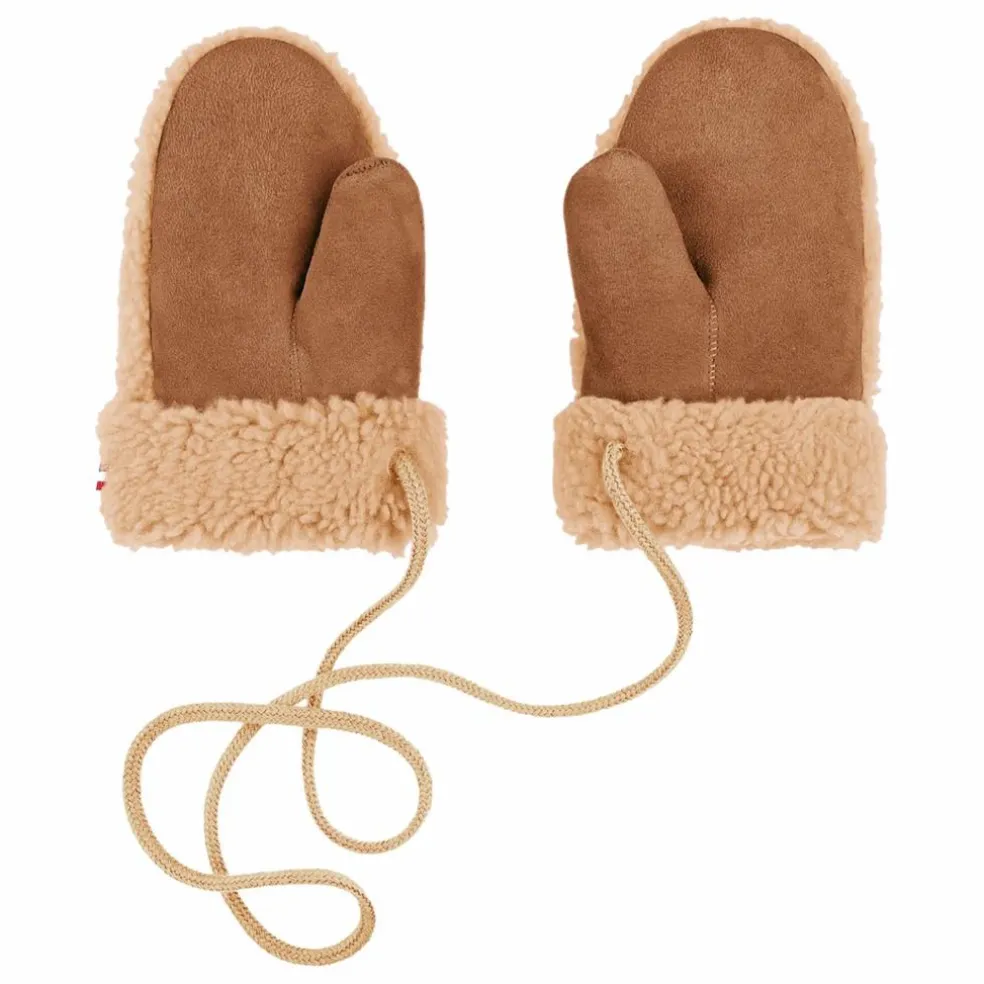 Moufles Teddy Peau Lainée Mérinos - Collection Enfant | Beige