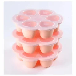 Moule multiportions en silicone - 6 x 90 ml | Rose pâle