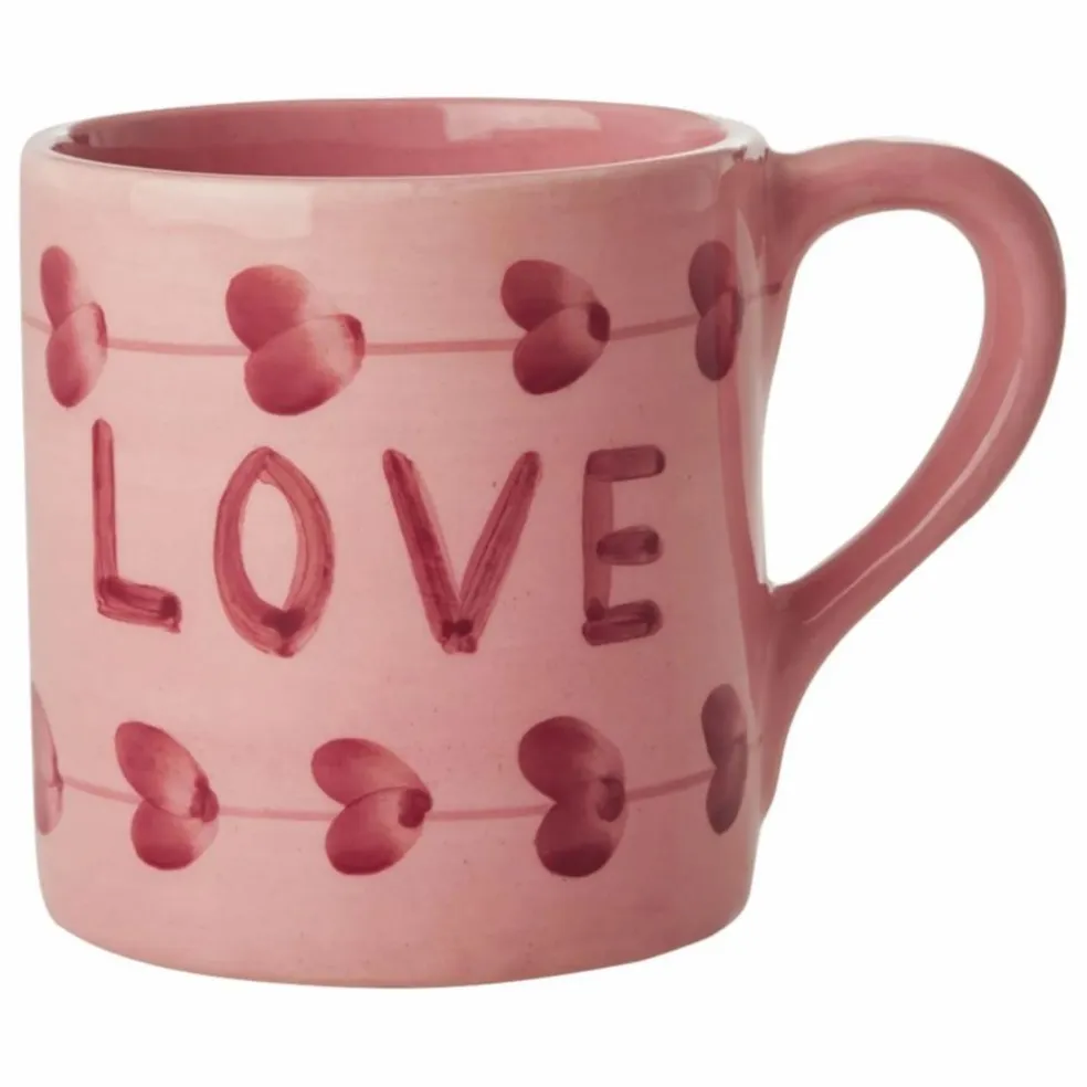Mug en céramique Love | Rose
