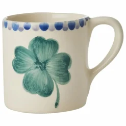 Mug en céramique Trèfle | Crème