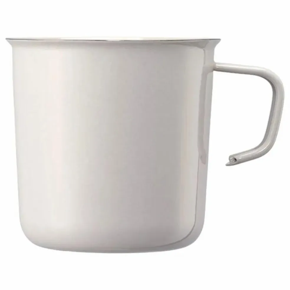 Mug en émail Foris | Ivoire