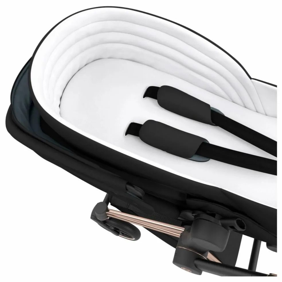 Nacelle souple Lite Cot pour poussettes Priam et Mios 2022 | Noir