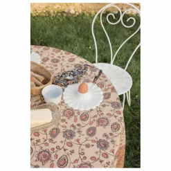 Nappe Carla en coton bio | Crème