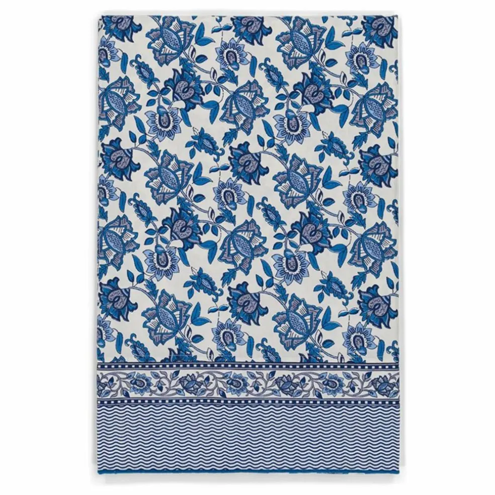 Nappe Carla en coton bio | Bleu