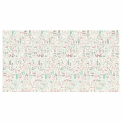Nappe de Noël à colorier