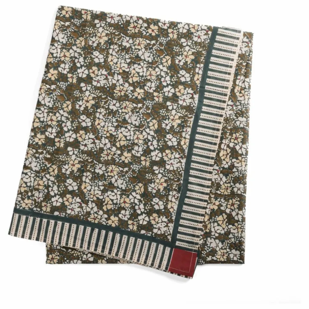 Nappe en coton Impro kaki