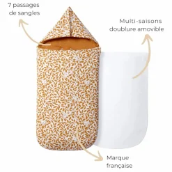 Nid d'ange multi-saisons réversible | Caramel