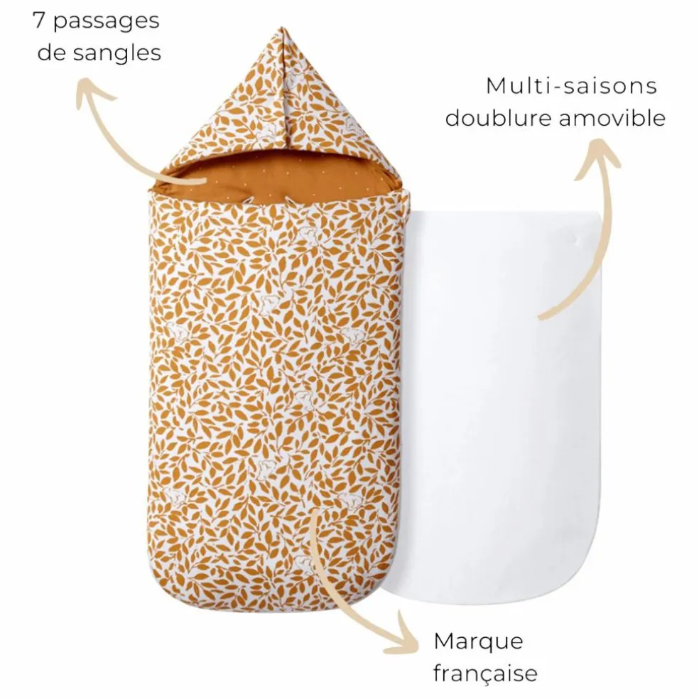 Nid d'ange multi-saisons réversible | Caramel