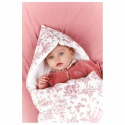 Nid d'ange Toile de Jouy | Rose pêche