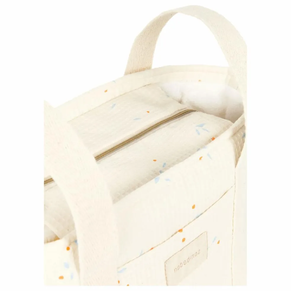 Organisateur de poussette Opera Orange Cherries | Beige