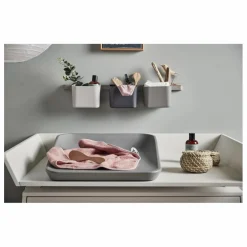 Organiseurs - Set de 3 et 1 support mural | Gris