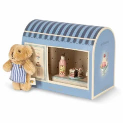 Ourson et sa boutique | Bleu