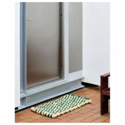 Paillasson Coco Stripe Wave | Vert foncé