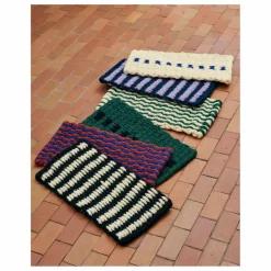 Paillasson Coco Stripe Wave | Marron